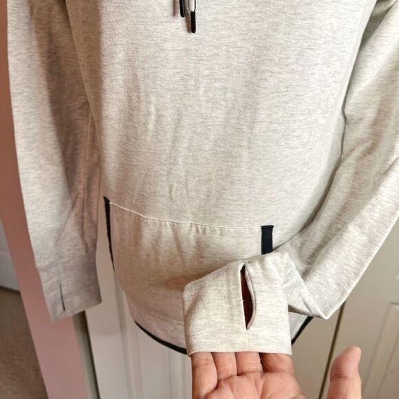 Athleta Sentry Cowlneck Stretch Hoodie Athletic Pullover Sweatshirt Jacket - Picture 11 of 14